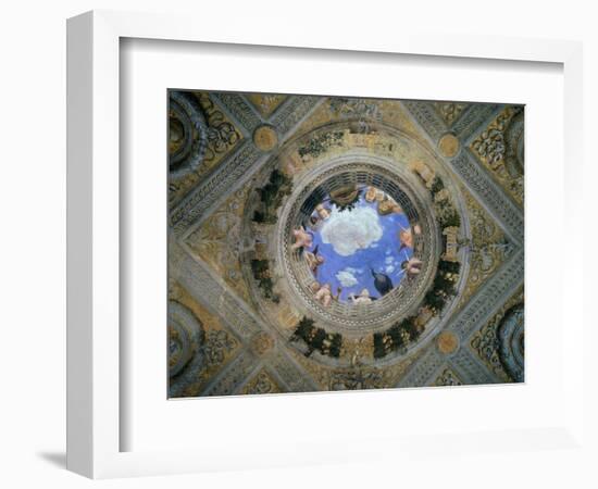 Camera Degli Sposi: Ceiling Oculus-Andrea Mantegna-Framed Giclee Print