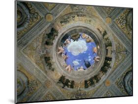 Camera Degli Sposi: Ceiling Oculus-Andrea Mantegna-Mounted Giclee Print