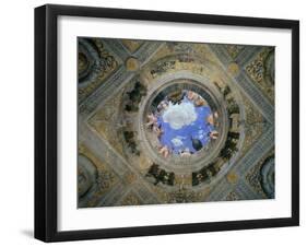 Camera Degli Sposi: Ceiling Oculus-Andrea Mantegna-Framed Giclee Print