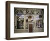 Camera Degli Sposi: West Wall-Andrea Mantegna-Framed Giclee Print