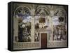 Camera Degli Sposi: West Wall-Andrea Mantegna-Framed Stretched Canvas