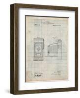 Camera Film Winding Patent Print-Cole Borders-Framed Art Print