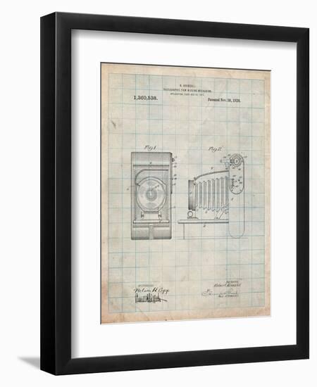 Camera Film Winding Patent Print-Cole Borders-Framed Art Print