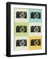 Camera Grid Poster-NaxArt-Framed Art Print