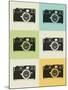 Camera Grid Poster-NaxArt-Mounted Art Print