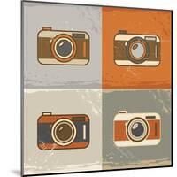 Camera Icons-YasnaTen-Mounted Art Print