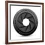 Camera Shutter-vectomart-Framed Art Print