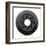 Camera Shutter-vectomart-Framed Art Print