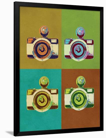 Camera Vintage Style Pop Art Poster-null-Framed Poster