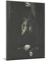 Camera Work july 1908 : Girl with Rose-Clarence White-Mounted Giclee Print