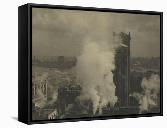 Camera Work Oct.1908: over the House-Tops New York-William E. Wilmerding-Framed Stretched Canvas