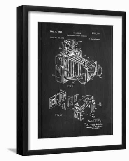 Camera-Patent-Framed Art Print