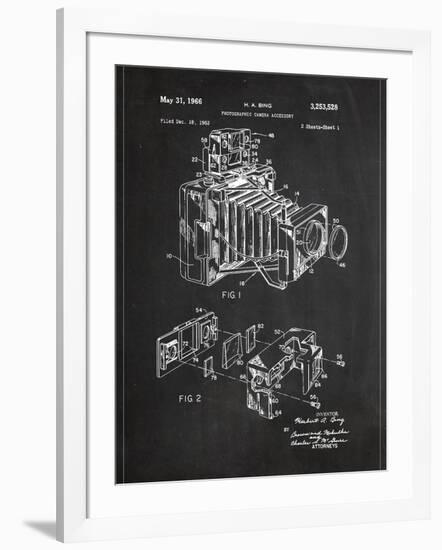 Camera-Patent-Framed Art Print