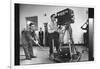 Cameraman Nick Luppino Honing in TV Camera During 1st Broadcast at Newly Opened WICV-TV Station-Ralph Morse-Framed Premium Photographic Print
