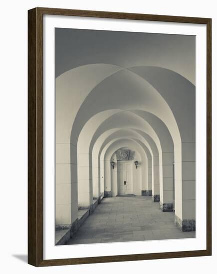 Cameron Gallery, Pushkin-Tsarskoye Selo, Saint Petersburg, Russia-Walter Bibikow-Framed Premium Photographic Print