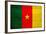 Cameroon Flag Design with Wood Patterning - Flags of the World Series-Philippe Hugonnard-Framed Art Print