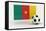 Cameroon Soccer-badboo-Framed Stretched Canvas