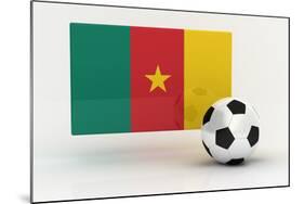 Cameroon Soccer-badboo-Mounted Art Print