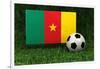 Cameroon Soccer-badboo-Framed Art Print