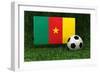 Cameroon Soccer-badboo-Framed Art Print