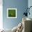 Cameroonian Soccerball Lying on Grass-zentilia-Framed Art Print displayed on a wall