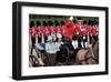 Camilla, Duchess of Cornwall and Catherine, Duchess of Cambridge at Queen's Annual Birthday Parade-null-Framed Art Print