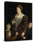 Camilla Gonzaga, Countess of San Segundo, and Her Sons, 1535-1537-Parmigianino-Stretched Canvas