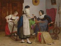 The Letter from Tonkin, 1898 (Oil on Canvas)-Camille Alfred Pabst-Giclee Print