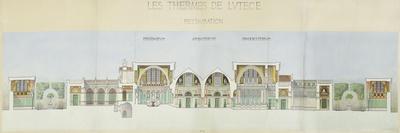 Roman Baths of Lutetia, Paris-Camille Bernard-Giclee Print