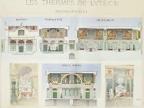 Roman Baths of Lutetia, Paris-Camille Bernard-Giclee Print