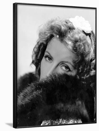 Camille by George Cukor, based on a novel by Alexandre Dumas son, with Greta Garbo, 1937 (b/w photo-null-Framed Photo