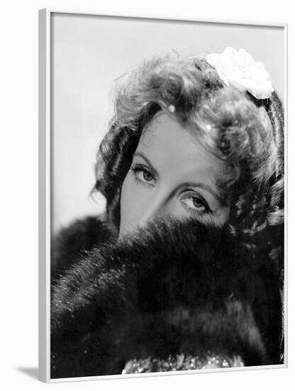 Camille by George Cukor, based on a novel by Alexandre Dumas son, with Greta Garbo, 1937 (b/w photo-null-Framed Photo