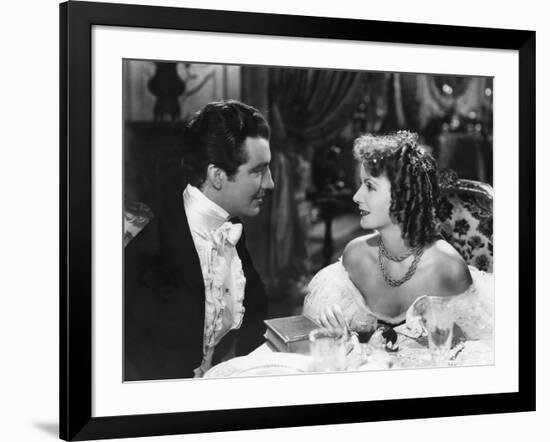 Camille by George Cukor, based on a novel by Alexandre Dumas son, with Robert Taylor, Greta Garbo, -null-Framed Photo