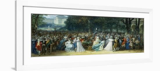 Camille Desmoulins (1760-1794) au Palais Royale-Joseph Navlet-Framed Premium Giclee Print