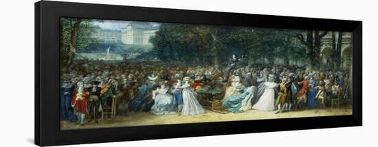 Camille Desmoulins (1760-1794) au Palais Royale-Joseph Navlet-Framed Giclee Print