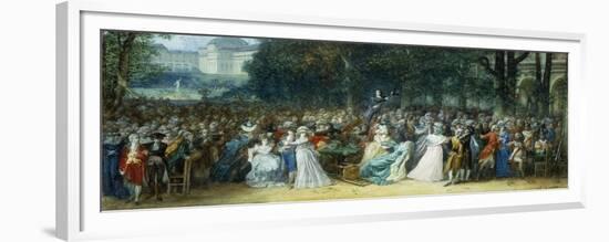 Camille Desmoulins (1760-1794) Au Palais Royale-Joseph Navlet-Framed Premium Giclee Print