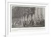 Camille Desmoulins Issues His Call to Arms Outside the Palais Royal-Jean Duplessis-bertaux-Framed Giclee Print