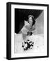 Camille, Greta Garbo, in a Gown by Adrian, 1936-null-Framed Photo