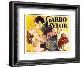 Camille, Greta Garbo, Robert Taylor, Greta Garbo, Robert Taylor, 1936-null-Framed Art Print