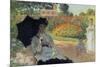 Camille in the Garden with Jean and His Nanny-Claude Monet-Mounted Art Print