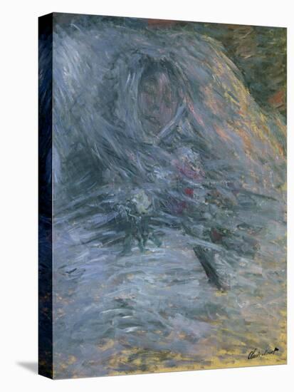 Camille Monet (1847-1879), First Wife of the Painter, on Her Deathbed, 1879-Claude Monet-Stretched Canvas