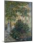 Camille Monet in the Garden at Argenteuil, 1876-Claude Monet-Mounted Giclee Print