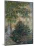 Camille Monet in the Garden at Argenteuil, 1876-Claude Monet-Mounted Giclee Print