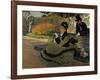 Camille Monet on a Garden Bench-Claude Monet-Framed Giclee Print