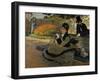 Camille Monet on a Garden Bench-Claude Monet-Framed Giclee Print