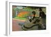 Camille Monet on a Garden Bench-Claude Monet-Framed Art Print