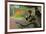 Camille Monet On a Garden Bench-Claude Monet-Framed Art Print