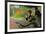 Camille Monet On a Garden Bench-Claude Monet-Framed Art Print