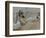 Camille on the Beach in Trouville, 1870-Claude Monet-Framed Giclee Print