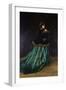 Camille, or the Woman in the Green Dress, 1866-Claude Monet-Framed Giclee Print